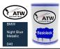 Preview: BMW, Night Blue Metallic, 040: 500ml Lackdose, von ATW Autoteile West.